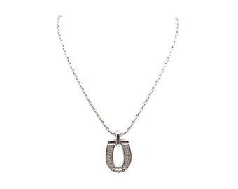 Jennifer Gibson Jewellery 1980s Vintage Dior Horseshoe Necklace