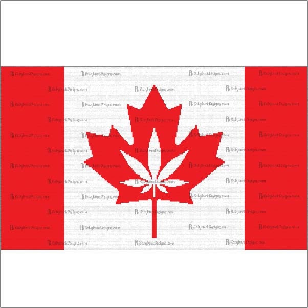 30 Crochet Hemp Projects: Organic, Stylish, and Beautiful Ideas for the Home, Wardrobe... 34 Canadian Flag Marijuana Leaf graph pattern - fun & easy to crochet!