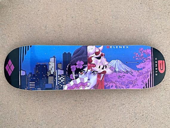 アート デッキ スケボー 手作りDIY スパイダーマンスケボーデッキ