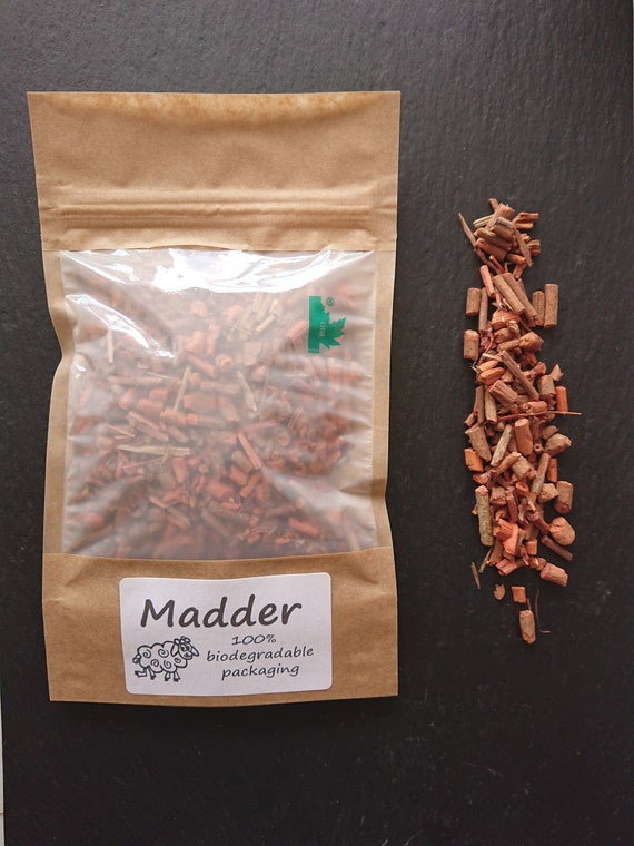 Craftyjam Madder Root Chopped Natural Dye Fabrics Red Orange Etsy UK craftyjam-madder-root-chopped-natural-dye-fabrics-red-orange-etsy-uk