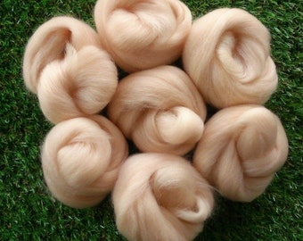 Needle Felting Pink Flesh Skin Tones Ideal for 3D Projects. Felting Wool Roving