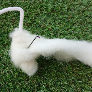 Needle Felting Natural Core Wool Wrapping Sliver 3D Projects 25 g-1 kg image 1
