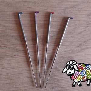Juego de agujas de fieltro finas Crafty Jam. Trabajos de alisado, acabado y detalle.