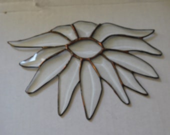 Vidrio biselado Daisy Flower Suncatcher