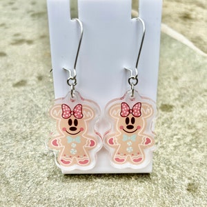 Magical Mouse gingerbread earrings