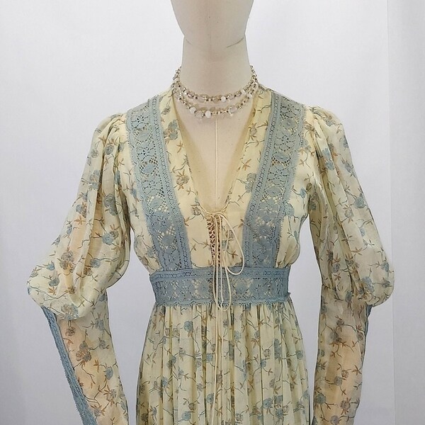 Gunne Sax Prairie Dress - Etsy
