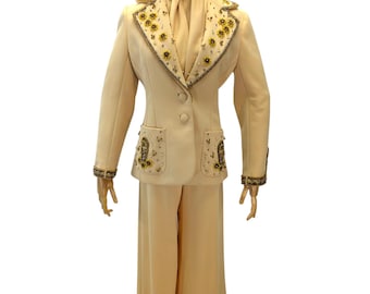 1970s Lilli Ann Three-Piece Blazer, Top, Pants