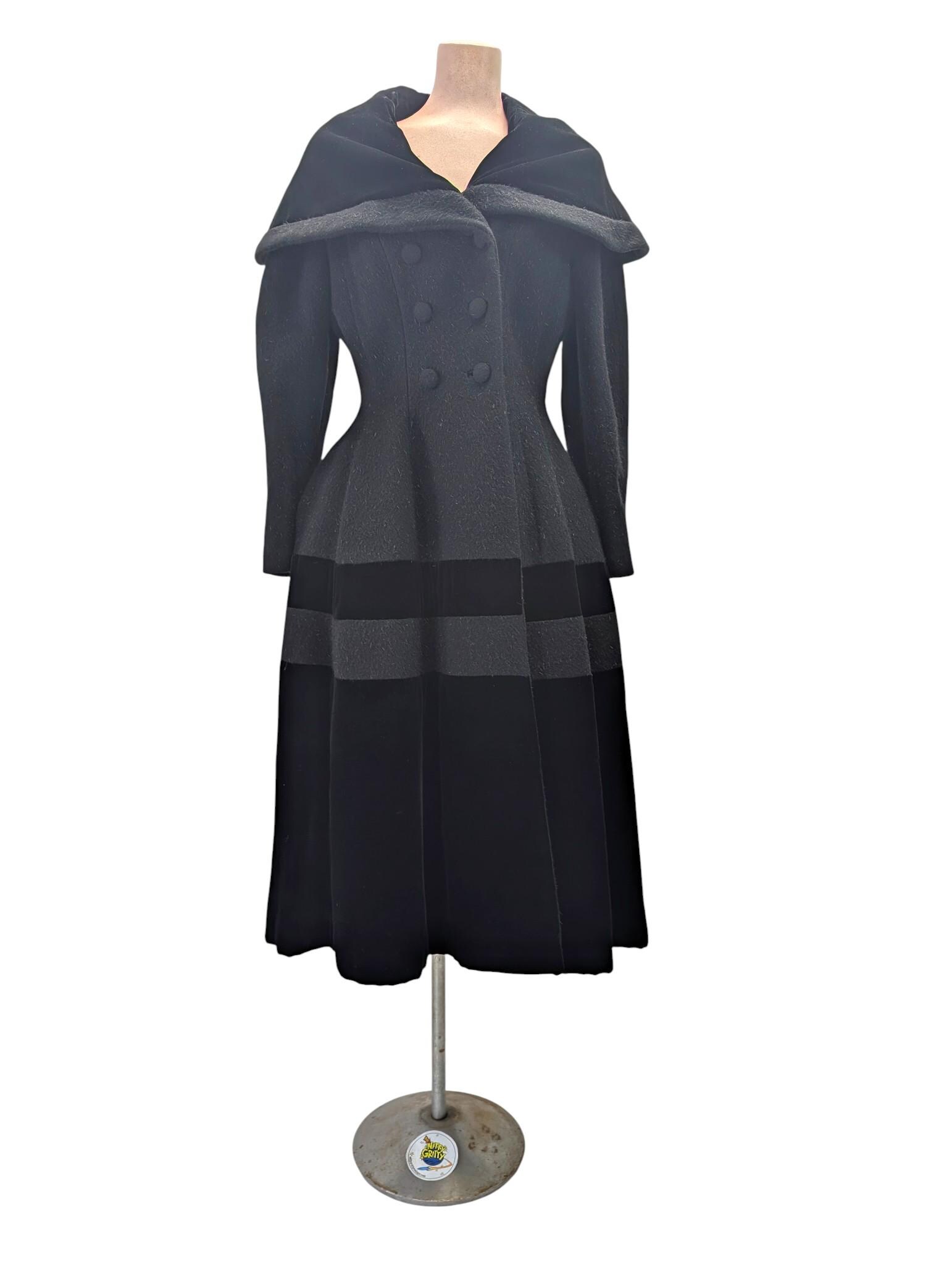 lilli ann ヴィンテージ　ウール ロングコート 黒 Lilli Ann Vintage Coats, Jackets & Vests for Women for sale