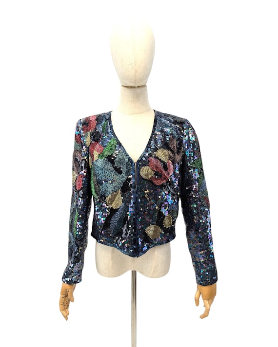 1980s/1990s Beaded Evening Jacket by Jack Bryan