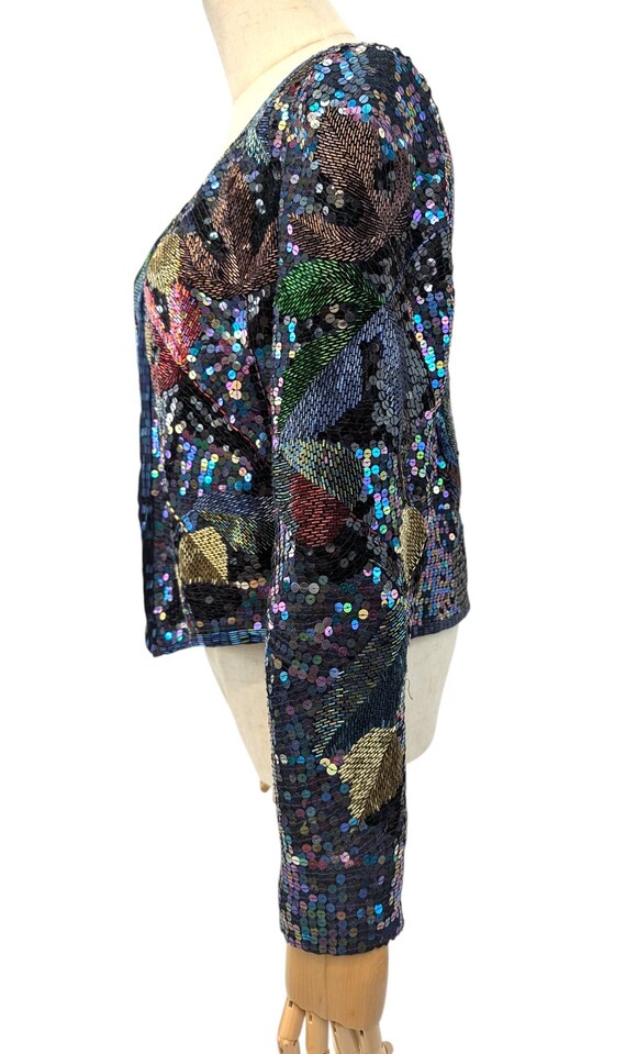 1980s/1990s Beaded Evening Jacket by Jack Bryan View 4