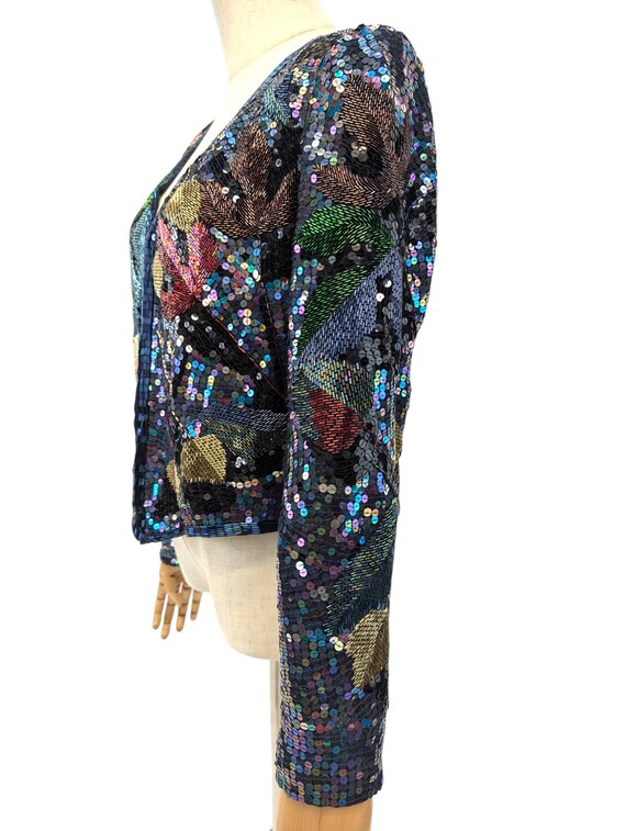 1980s/1990s Beaded Evening Jacket by Jack Bryan View 3