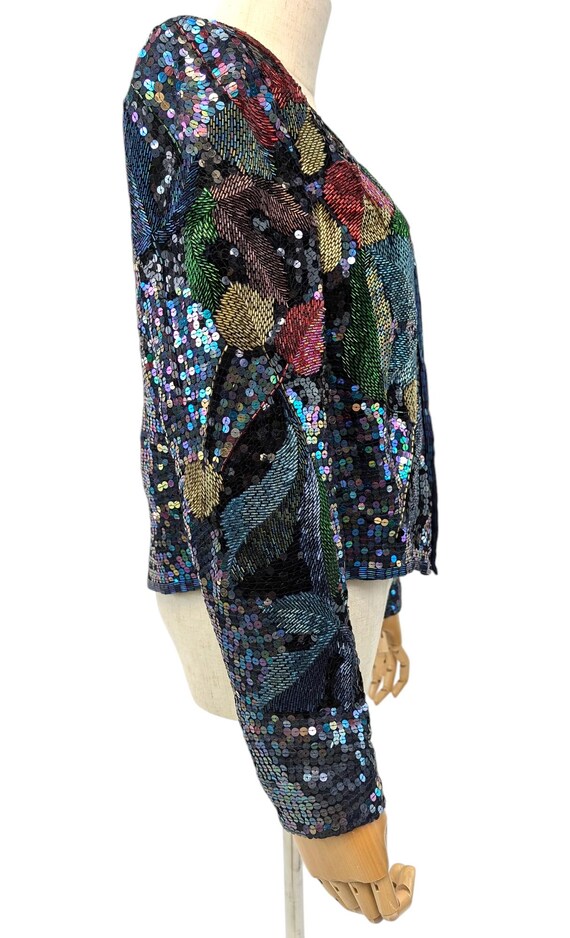 1980s/1990s Beaded Evening Jacket by Jack Bryan View 5