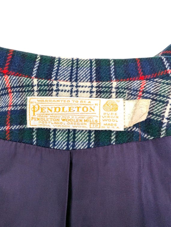 1970s Pendleton Wool Pantsuit - image 9