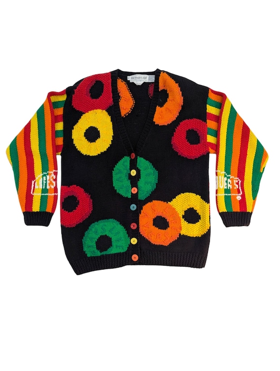 1990s Lifesavers Cardigan by the Eagle Eye
