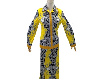 1970s Mr. Dino Two-Piece Pants and Top Bust 38"