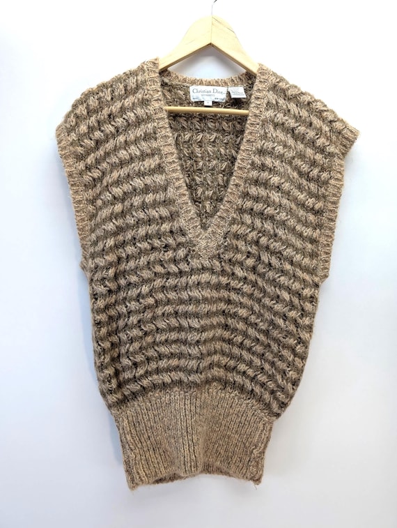 1980s Christian Dior Sweater Vest