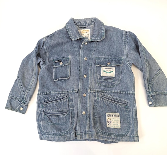 KIDS: 1990s London Fog Youth Denim Jacket - image 1