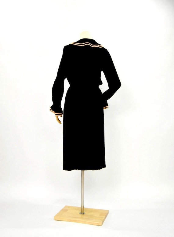1970s Albert Nipon Dress Bust 34" Waist 24-28" - image 3