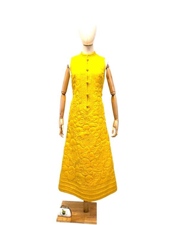 1960s Quilted Housedress By Charles & Co. - image 2