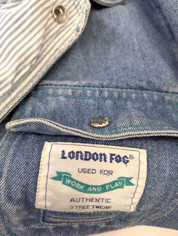 KIDS: 1990s London Fog Youth Denim Jacket - image 6