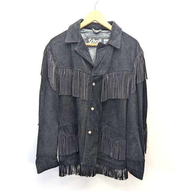 1980s Schott Sportswear Western Suede Jacket
