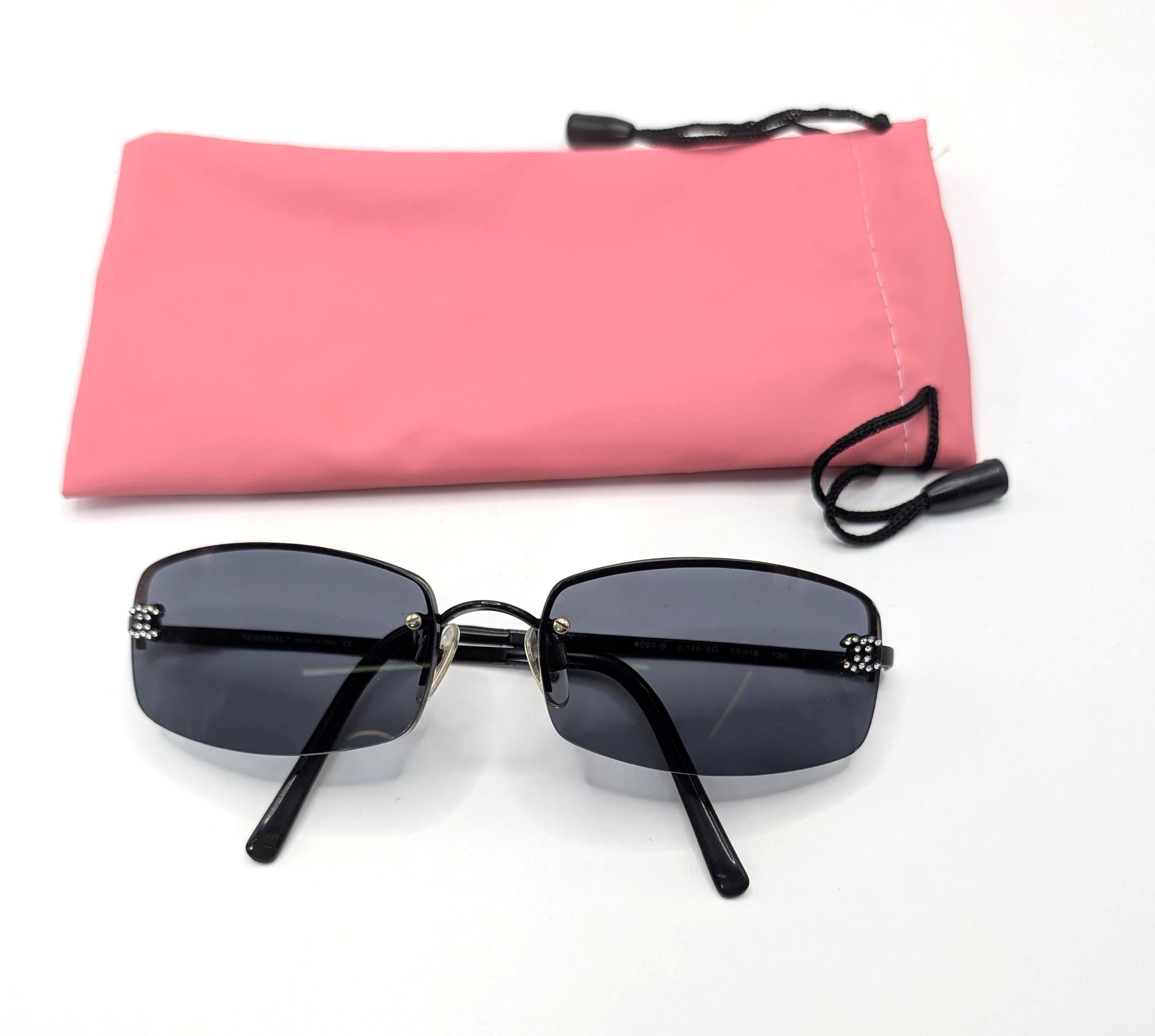 Y2k Vintage Chanel Sunglasses - Etsy
