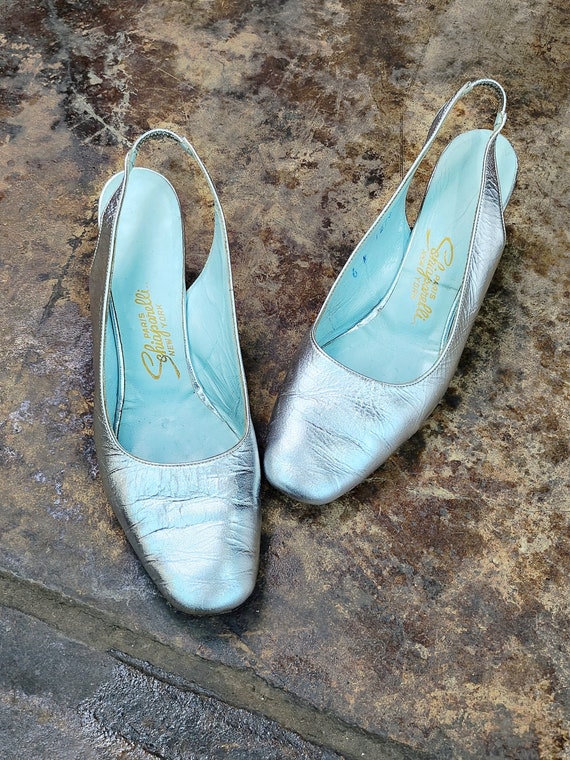 1960s Schiaparelli Evening Shoes 6N
