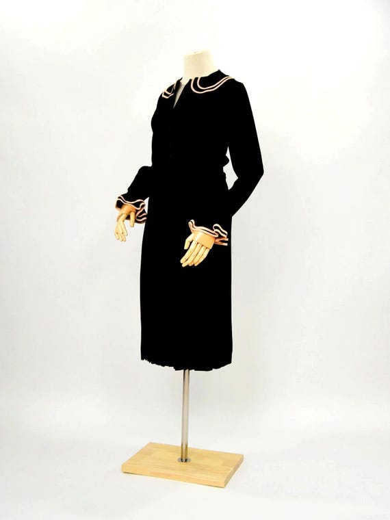 1970s Albert Nipon Dress Bust 34" Waist 24-28" - image 2