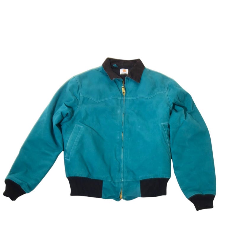 Vintage Carhartt turquoise workwear jacket