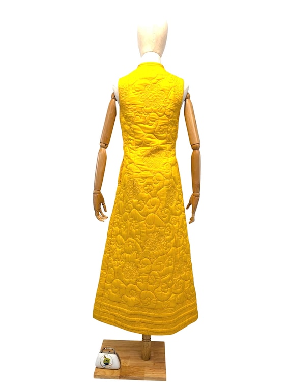 1960s Quilted Housedress By Charles & Co. - image 5
