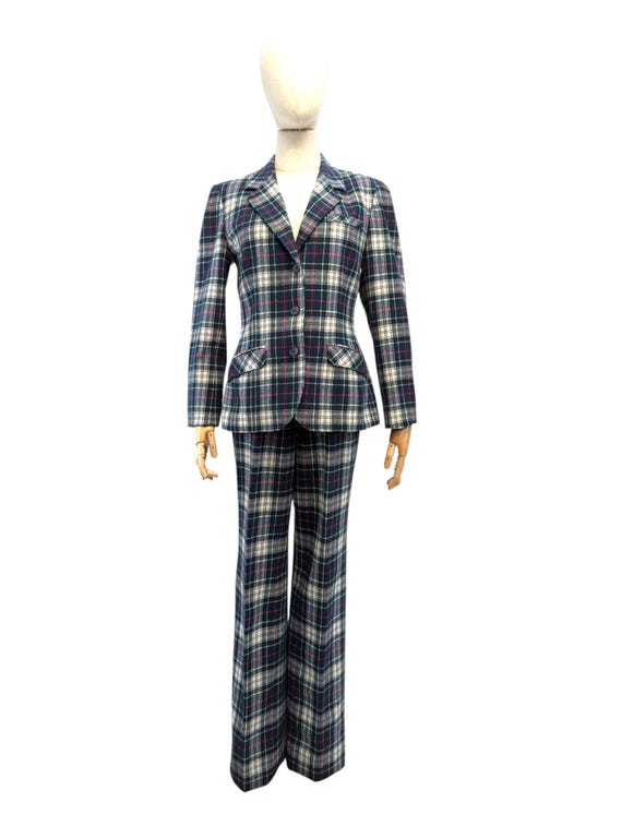 1970s Pendleton Wool Pantsuit - image 1