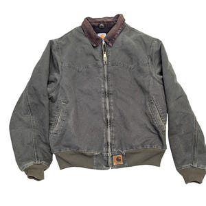 サンタフェジャケット Vintage Carhartt Santa Fe Jacket 2XL Tan Heavy Workwear Full Zip