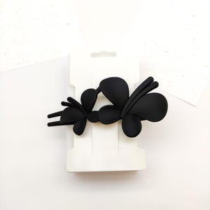 Große schwarze Haarkralle, Haarspange, Haarschmuck, schwarze Haarkralle für Sie, Geschenk für Sie