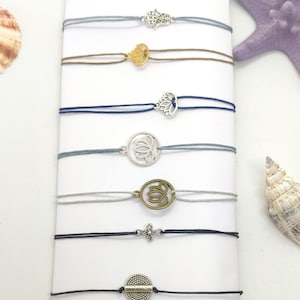Bracelet de cheville d&#39;été, breloques dorées, bronze ou argentées, cordon de cheville réglable pour femme, cadeau pour lui, bracelet de cheville de surfeur, bracelets de cheville pour hommes, chaîne noire