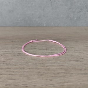 PINK Waterproof Thin slip knots cord bracelet Lucky jewelry Man Woman Rock minimalist Buddhist