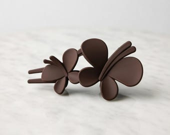Large Brown Hair Claw, Hair Clip, Hair Accessories, Brown Hair Claw for Her, Gift for Her