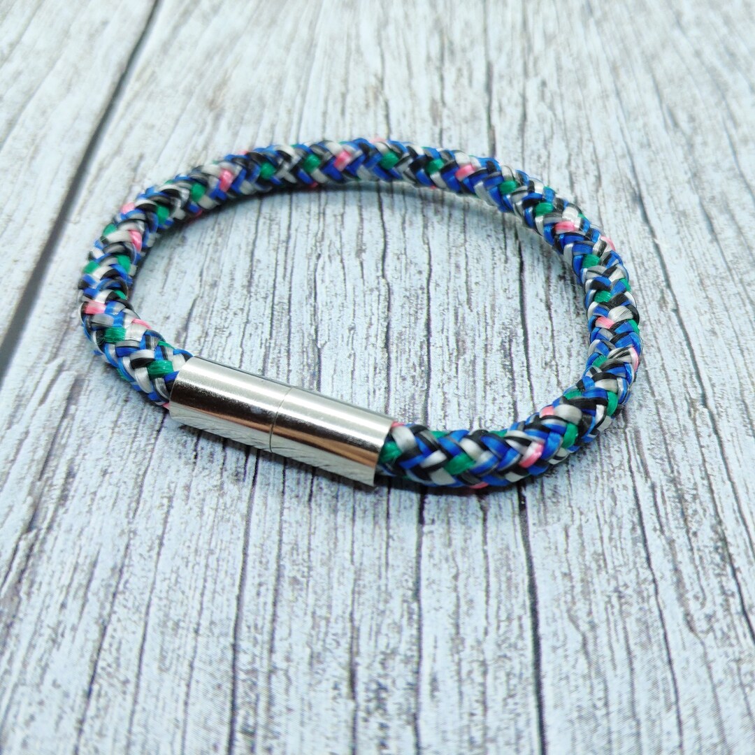 Blue Cord Bracelet for Mens, Cord Bracelet Surfer