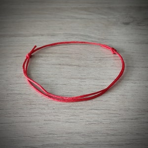 Waterproof Red 1 mm KABBALAH bracelet Thin slip knots cord KABBALAH traditional yarn Lucky Buddhist jewel Bracelet Nylon String Bracelet