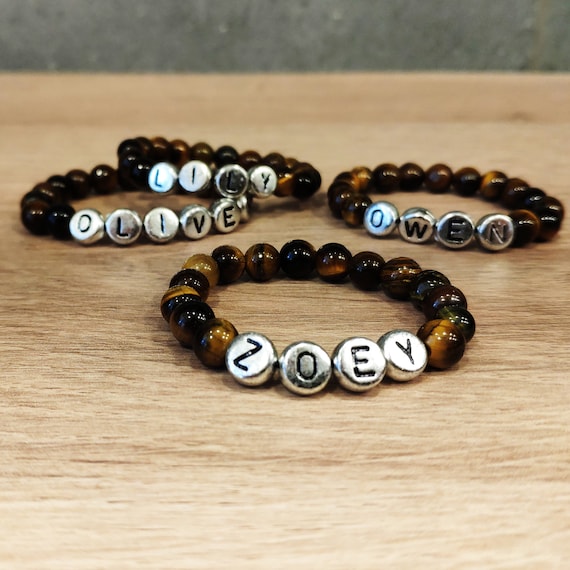 Name bracelet for boys 2025