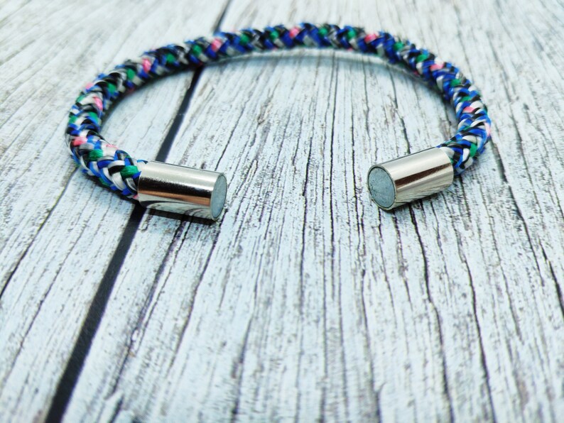 Blue Cord Bracelet for Mens Cord Bracelet Etsy