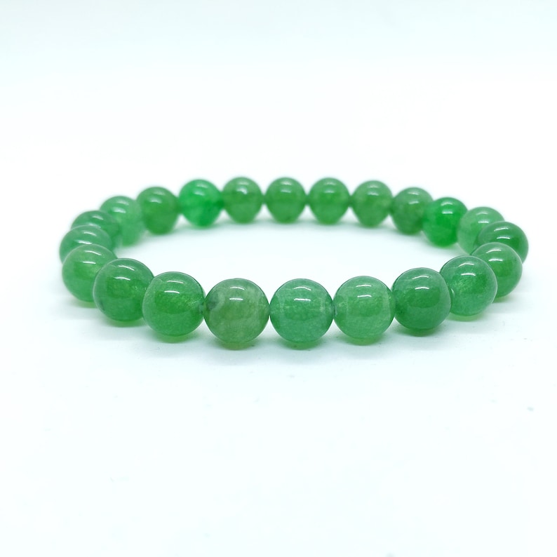 Genuine Green Jade Bracelet Jade Gemstone BraceletJade | Etsy