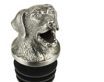 Handmade Stainless Steel Labrador Dog Wine Pourer Aerator