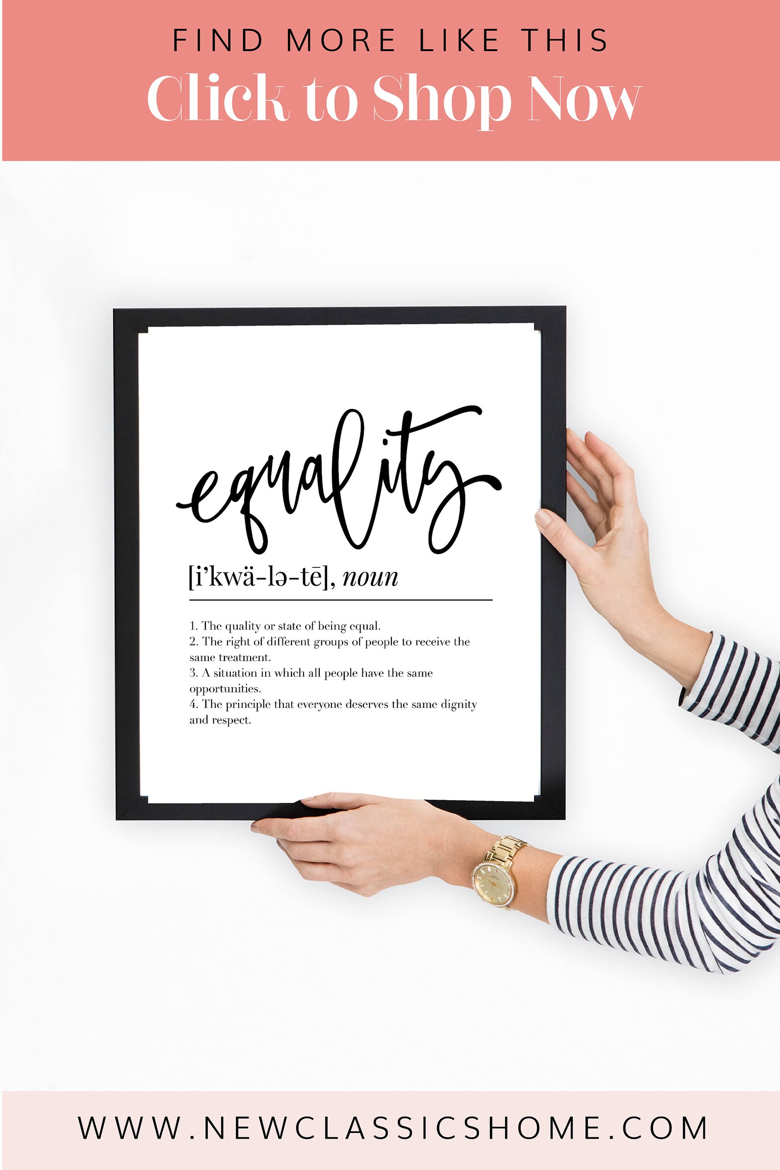 EQUALITY CALLIGRAPHY Dictionary Printable Digital Download Etsy