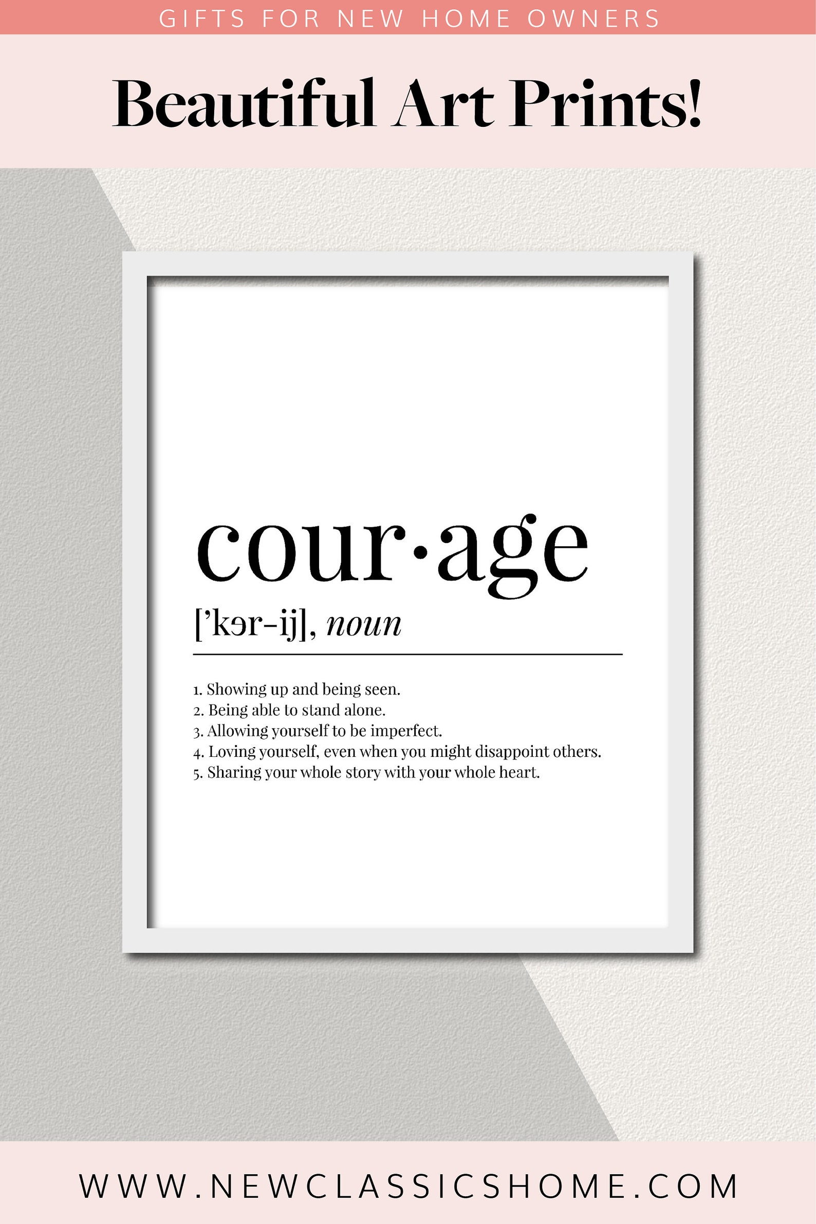 COURAGE DEFINITION dictionary print dictionary definition Etsy