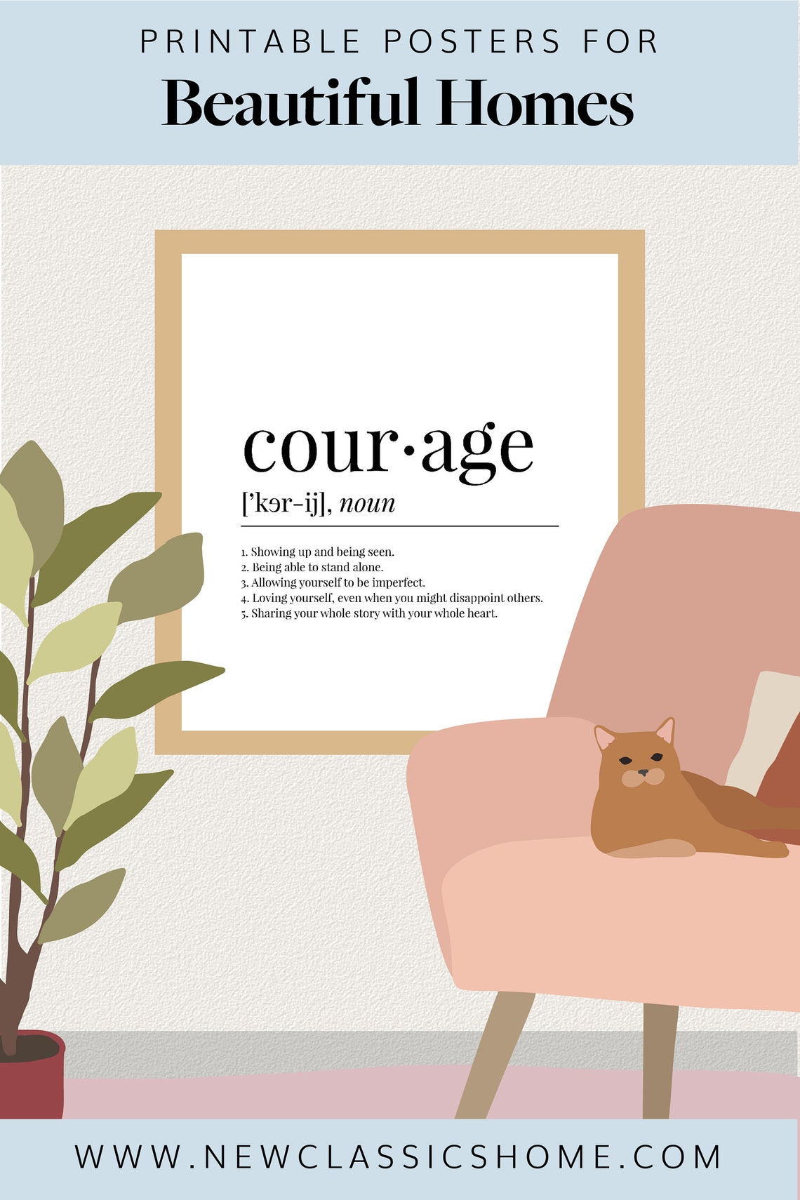 COURAGE DEFINITION dictionary print dictionary definition Etsy