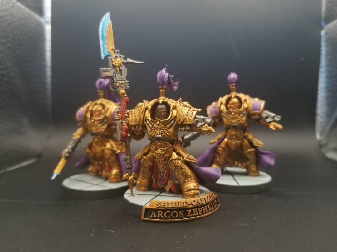 Warhammer 40K Horus Heresy Custodes Allarus Terminator Squad (3 Models ...