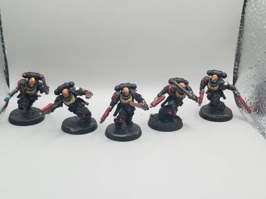 Blood Angels Death Company Intercessors painted Warhammer 40k Space Marines