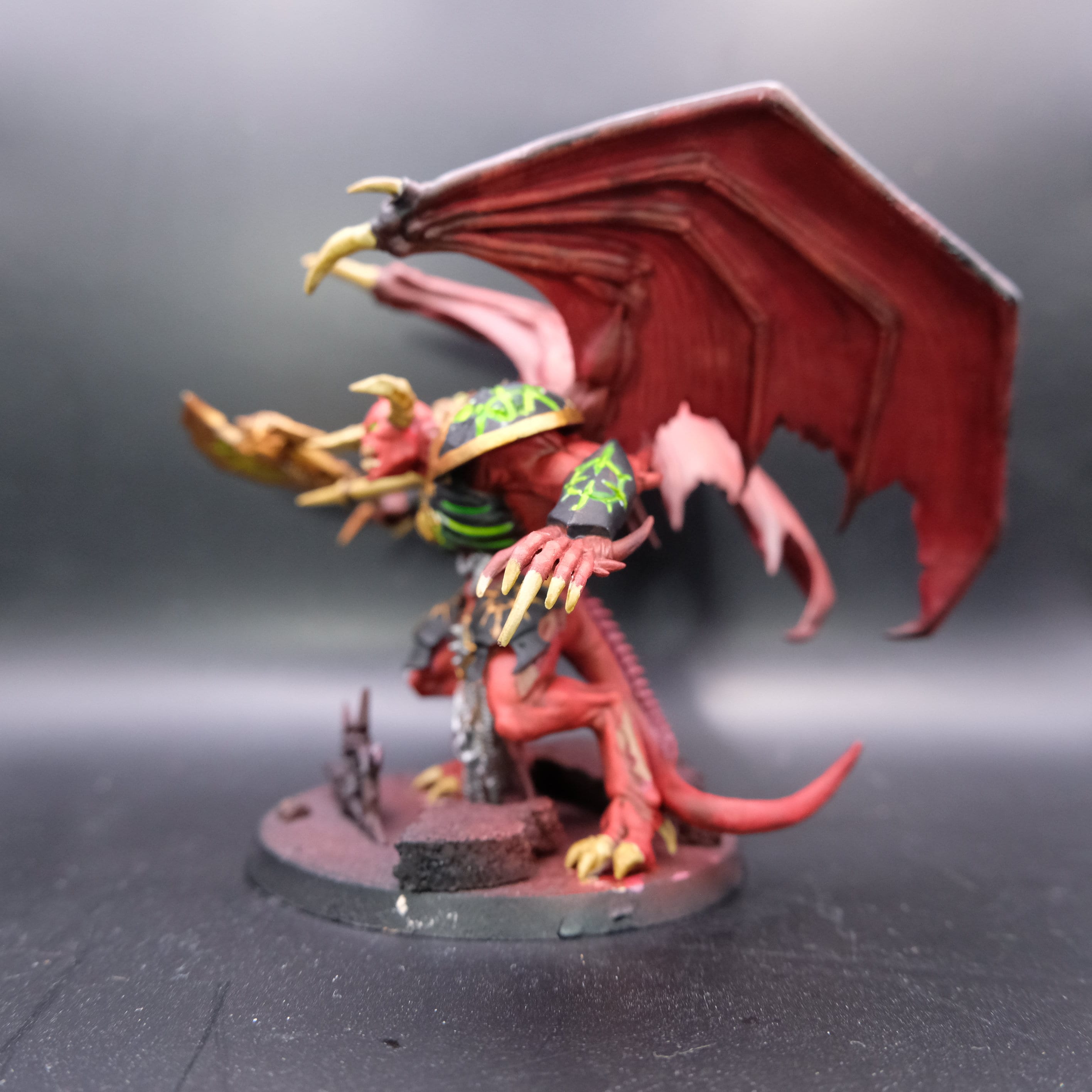 Warhammer Aos, chaos, oop, classic, metal, demon prince, lord, wing, pince, axe