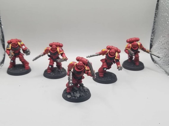 Figurines Warhammer 40k Space Marines Blood Angels - Occasion