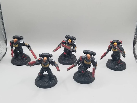 Blood Angels Death Company Intercessors Set of 4 | Warhammer 40K | Joy Toy